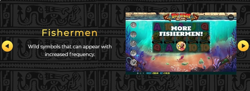 Fisherman wild symbol Fisherman wild symbol